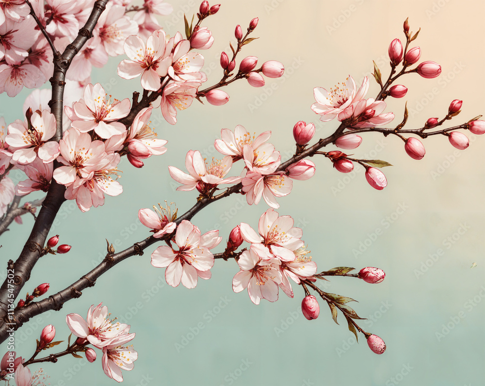 Fototapeta premium cherry_blossom_branch