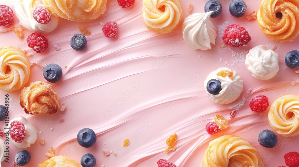 National Pastry Day Background Concept. Copy Space National Pastry Day Background Concept. Copy Space
