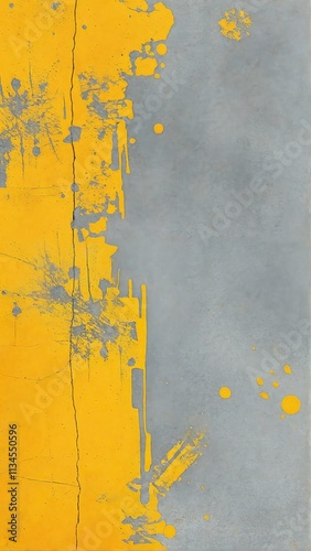 Yellow And Grey Abstract Texture 