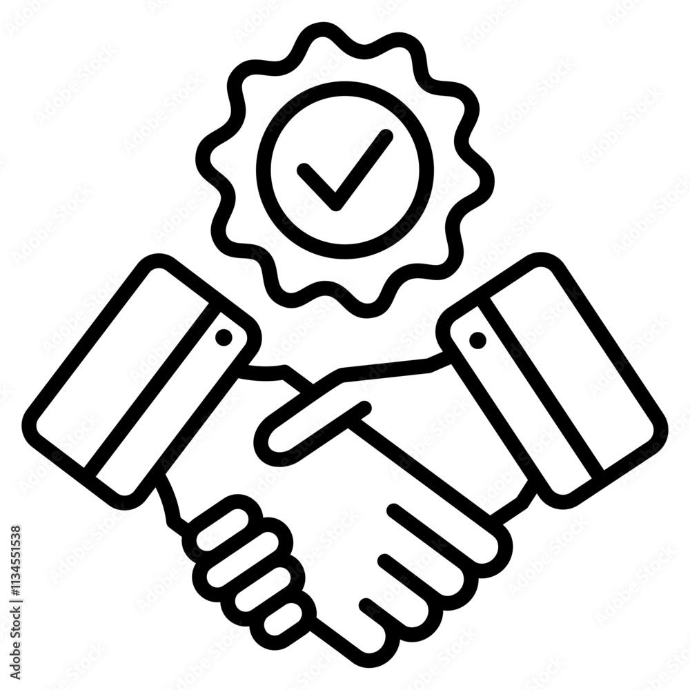 Construction Contract Icon Element For Design Construction Contract Icon Element For Design
