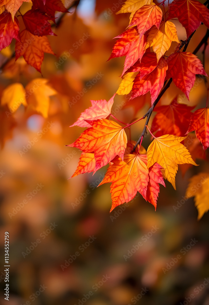 background with autumnal colors, showcasing the beauty of falling leaves and the coziness of a harvest season, with white tones background with autumnal colors, showcasing the beauty of falling leaves and the coziness of a harvest season, with white tones