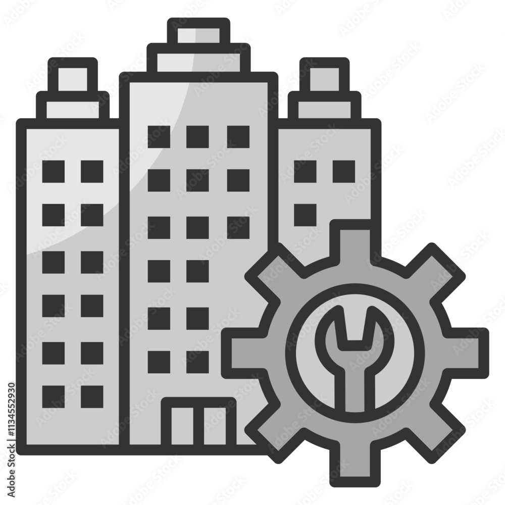 Building Renovation Icon Element For Design Building Renovation Icon Element For Design