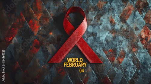 Create awareness and hope on World Cancer Day celebrated on February 4 with red ribbon symbolism.