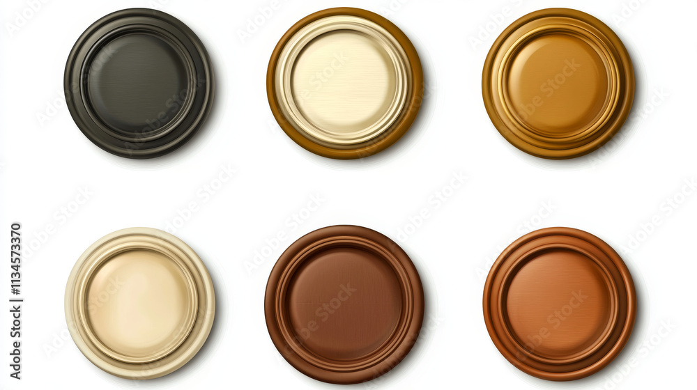 Silver wax seals for letter, guarantee or certificate. Vector realistic set of blank round wax stamps, metal circle label for lock envelope with confidential mail or press quality sign Silver wax seals for letter, guarantee or certificate. Vector realistic set of blank round wax stamps, metal circle label for lock envelope with confidential mail or press quality sign