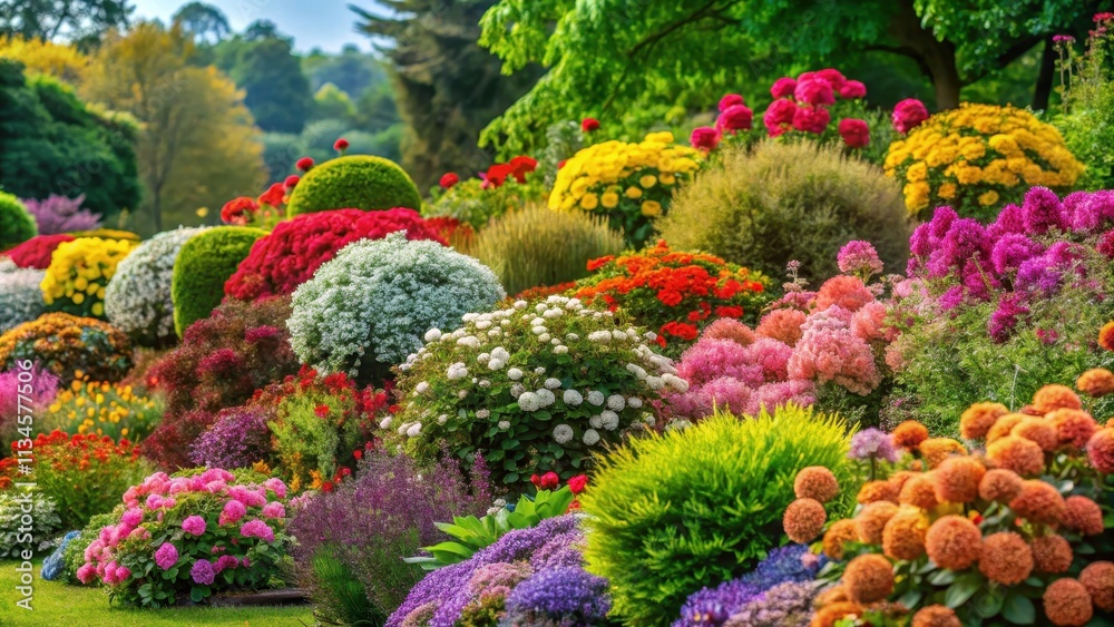 Shrubs and colorful flowers isolated on a background, floral, botanical, garden, nature, greenery, foliage,beautiful, vibrant Shrubs and colorful flowers isolated on a background, floral, botanical, garden, nature, greenery, foliage,beautiful, vibrant