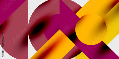 Vibrant abstract background circles with smooth gradients, creating a dynamic and modern design. Ideal for creative, tech, or contemporary-themed projects