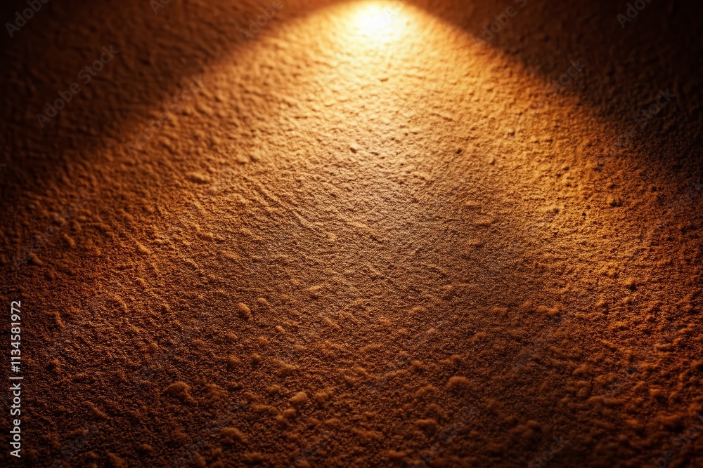 Naklejka premium Abstract Brown Textured Background with Soft Light Source for Creative Design and Modern Art Projects, Ideal for Backgrounds or Artistic Displays in Various Applications