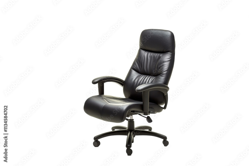 Isolated white background image of ergonomic office chair comfort Isolated white background image of ergonomic office chair comfort
