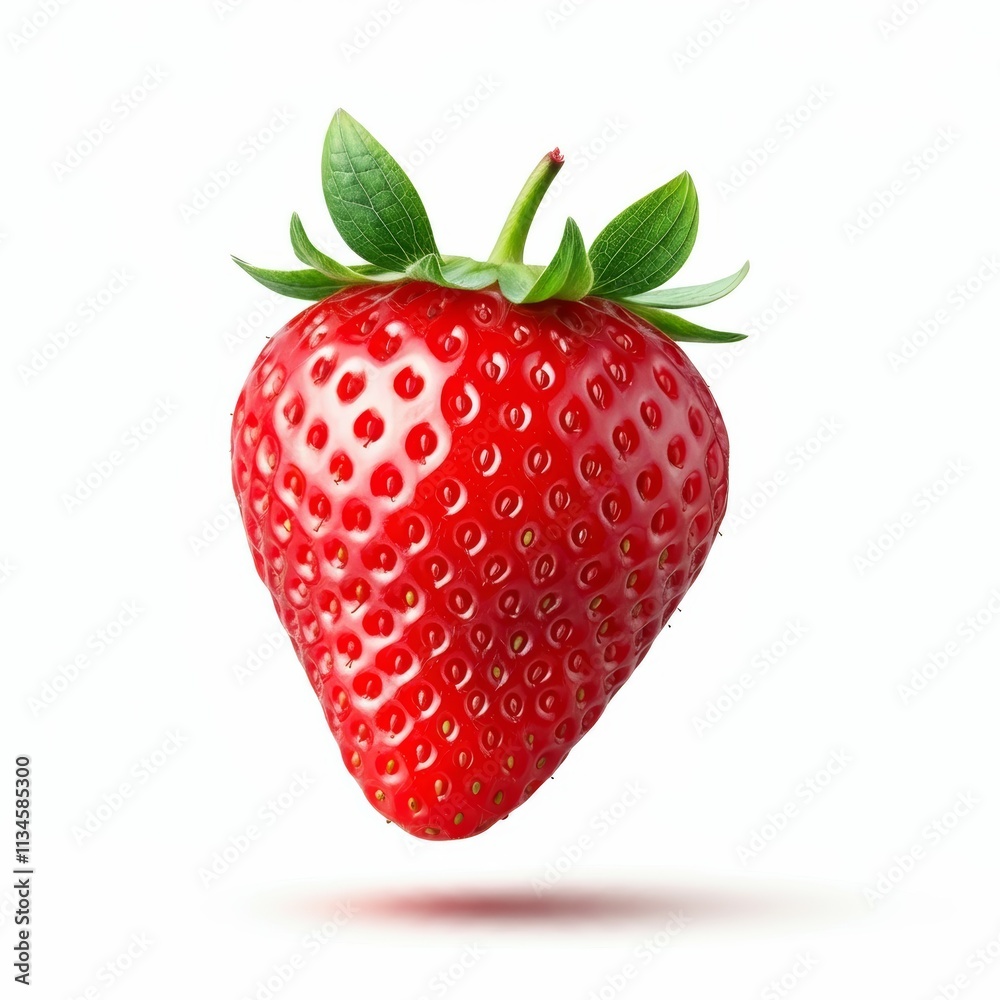 strawberry floating isolated on a white background.
strawberry floating isolated on a white background.