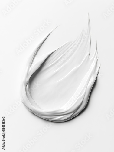 White cosmetic cream texture
