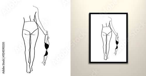women figure line art drawing illustration 