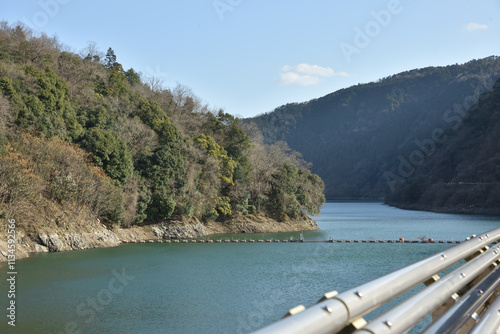 天ヶ瀬ダム　鳳凰湖(京都府宇治市)