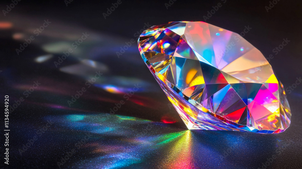 Crystal rainbow light flare overlay vector effect. Diamond prism sparkle with optical iridescent refraction texture. Abstract gem streak filter design. 3d realistic galaxy bright hologram shape Crystal rainbow light flare overlay vector effect. Diamond prism sparkle with optical iridescent refraction texture. Abstract gem streak filter design. 3d realistic galaxy bright hologram shape
