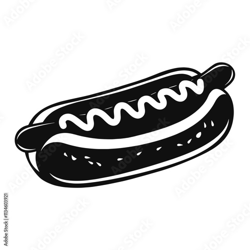 Hot Dog Icon.