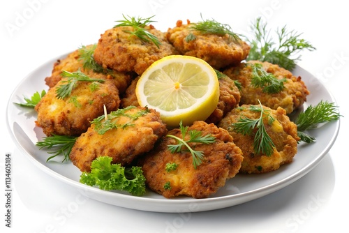 Chops on a plate image