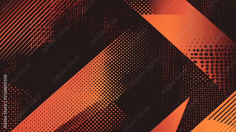 custom made wallpaper toronto digitalStriking Abstract Geometric Composition with Vibrant Color Gradients and Contrasting Shadows