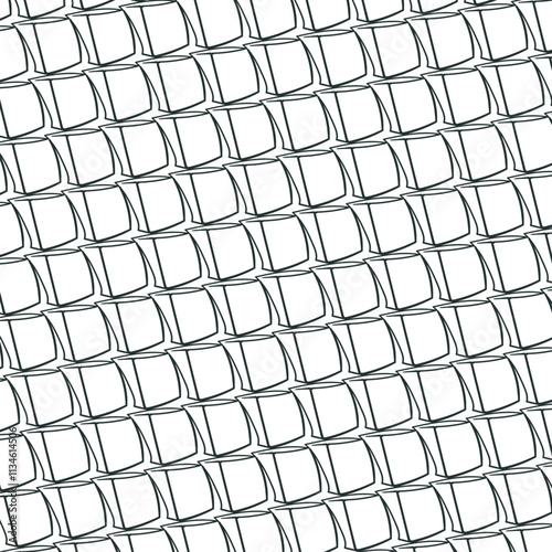 Line texture with repeating shapes similar to tiles