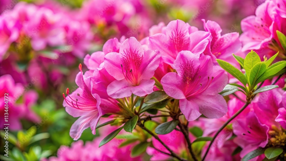 Beautiful pink azalea rhododendron in full bloom , flowers, spring, garden, botanical, vibrant, colorful, petals, nature Beautiful pink azalea rhododendron in full bloom , flowers, spring, garden, botanical, vibrant, colorful, petals, nature