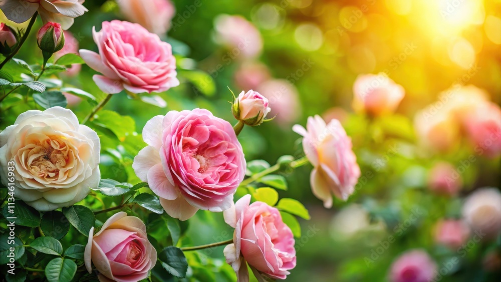 Beautiful garden roses with lush green leaves, roses, garden, fresh, beautiful, green, leaves, nature, floral, bloom, petals Beautiful garden roses with lush green leaves, roses, garden, fresh, beautiful, green, leaves, nature, floral, bloom, petals
