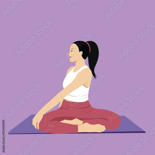 Seated Side Bend (Parsva Sukhasana)