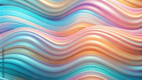 Abstract wavy background with fluid lines and soft colors, abstract, wavy, background, fluid, lines, soft, colors, design, backdrop