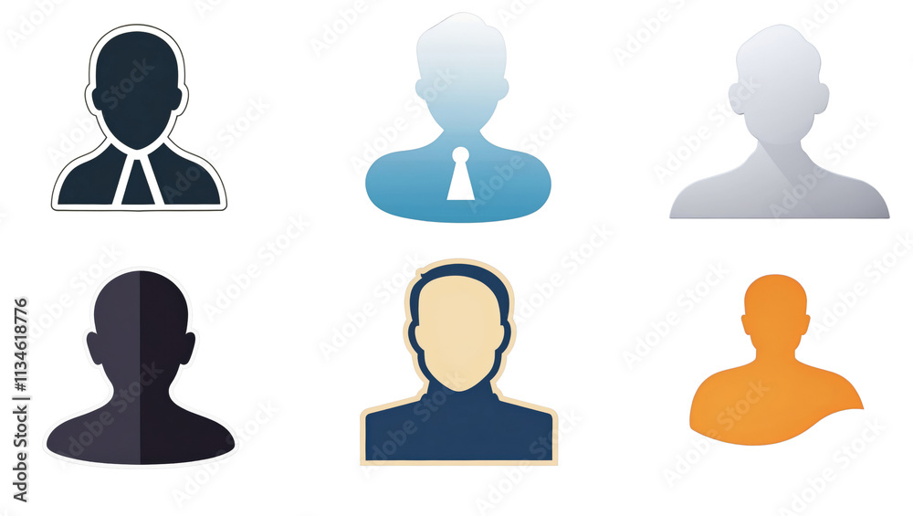 Business action icon set for professional profiles modern office environment digital design concept Business action icon set for professional profiles modern office environment digital design concept