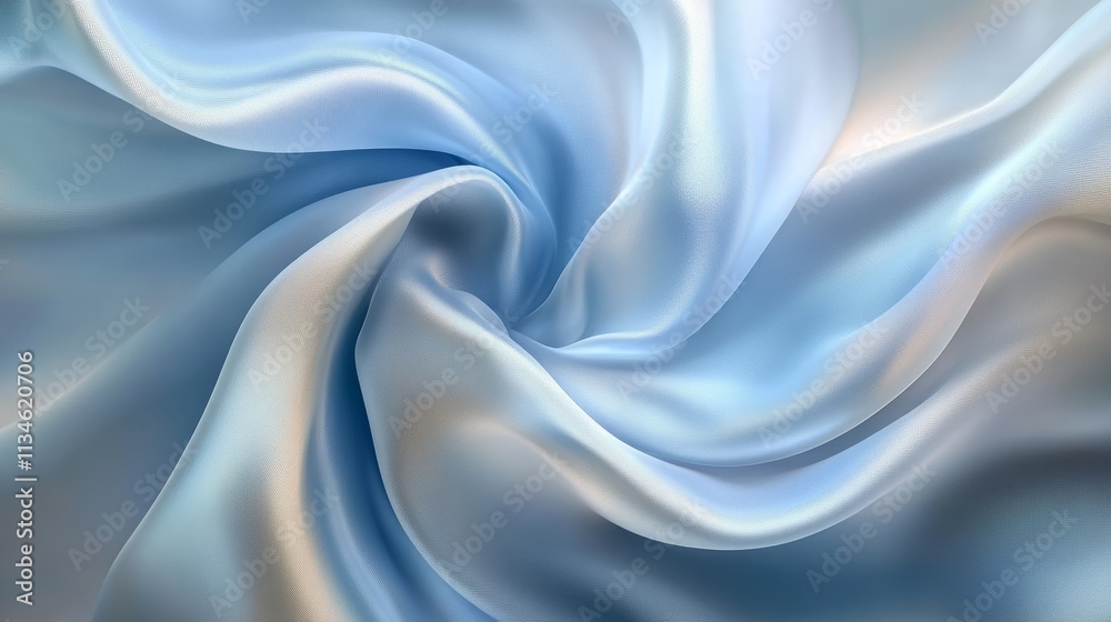 Fototapeta premium Cool Blue Abstract, a Flowing and Delicate Background with a Serene Mix of Light and Dark Tones