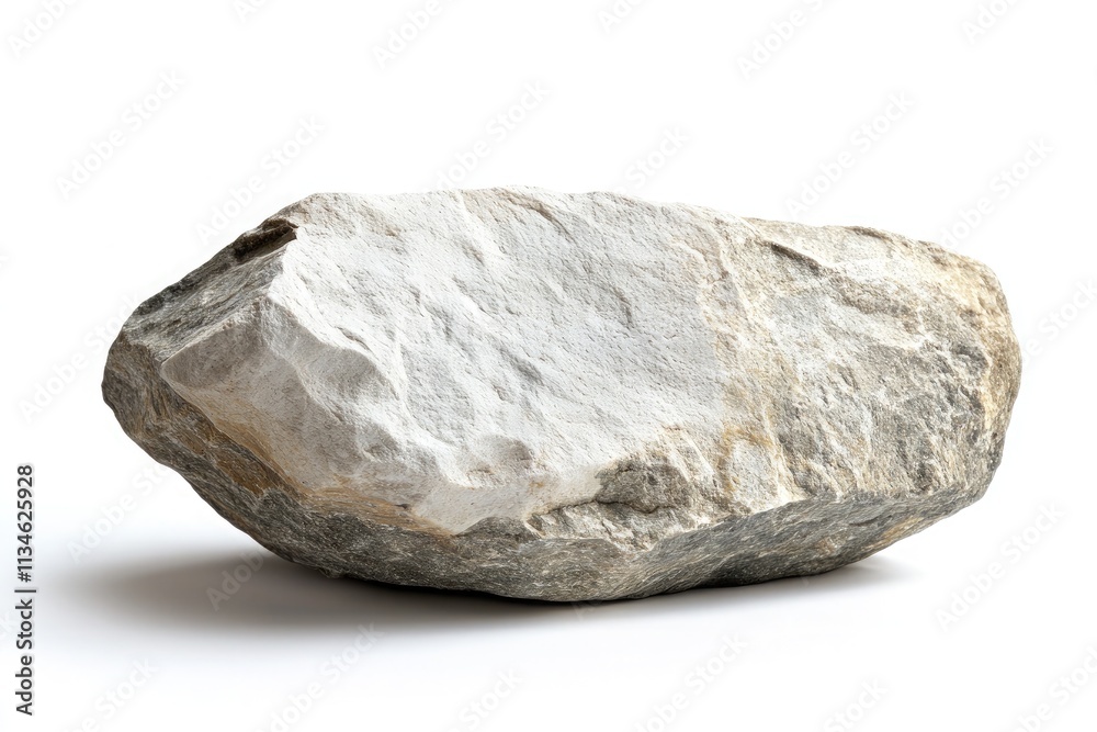 A highly detailed, high-resolution stock photo of an isolated, flat, smooth, almost white rock A highly detailed, high-resolution stock photo of an isolated, flat, smooth, almost white rock