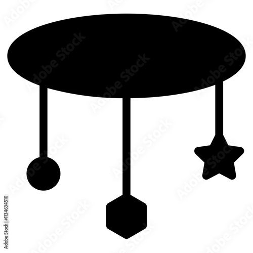 Baby Child Clinker Glyph Icon