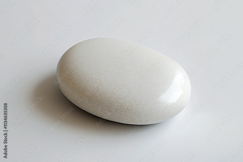 a rounded white stone enameled shine a rounded white stone enameled shine