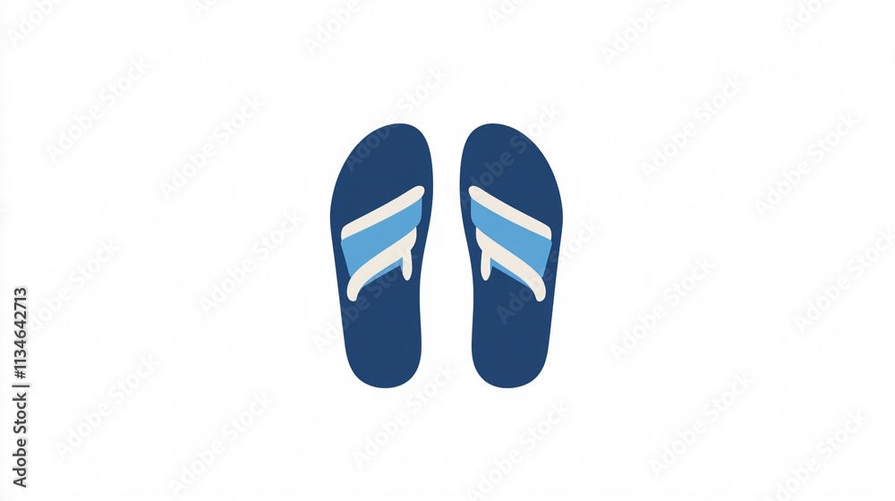 Minimalist Flip Flops Vector Icon with Transparent Background for Design Projects Minimalist Flip Flops Vector Icon with Transparent Background for Design Projects