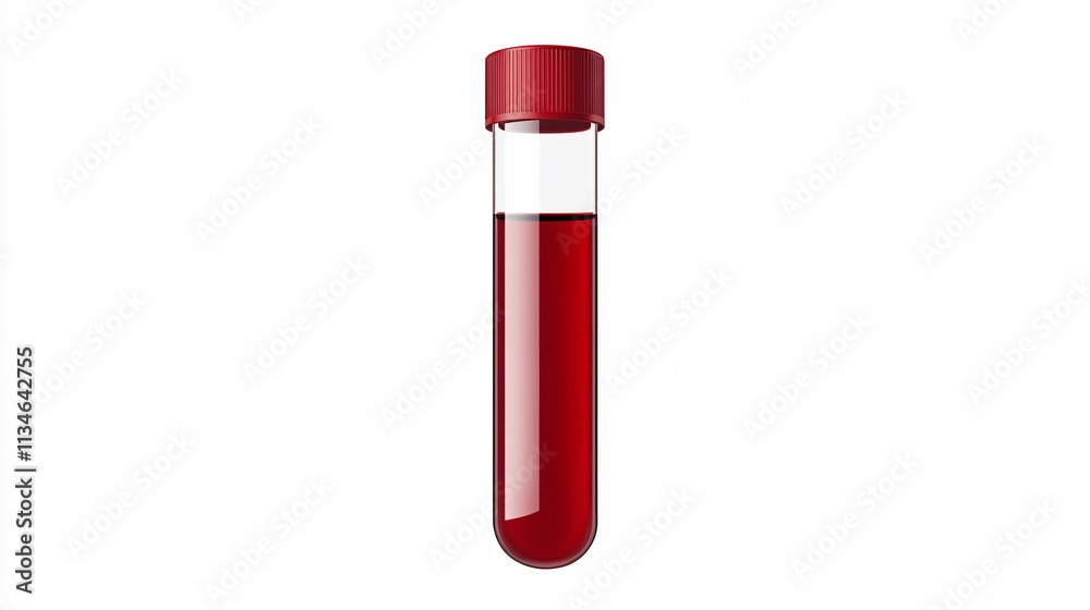 Laboratory Test Tube Vector Isolated Illustration for Science Projects and Medical Research Laboratory Test Tube Vector Isolated Illustration for Science Projects and Medical Research
