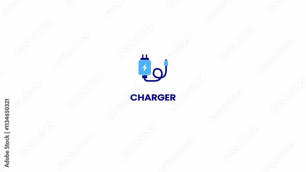 Mobil phone charger, smart phone mobil charger for power supply, adapter symbol logotype illustration background. Mobil phone charger, smart phone mobil charger for power supply, adapter symbol logotype illustration background.