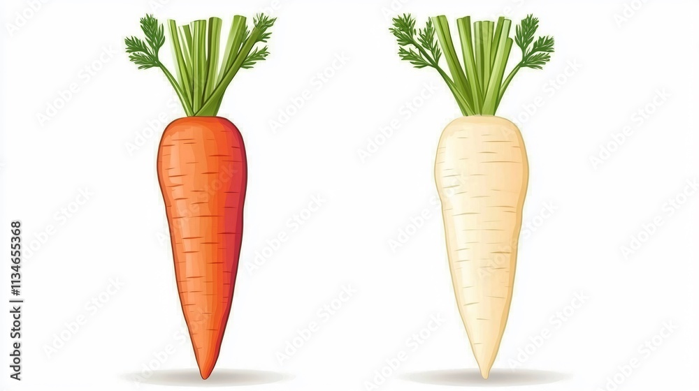 Vibrant Carrot Vegetable Vector Illustration for Designs Vibrant Carrot Vegetable Vector Illustration for Designs