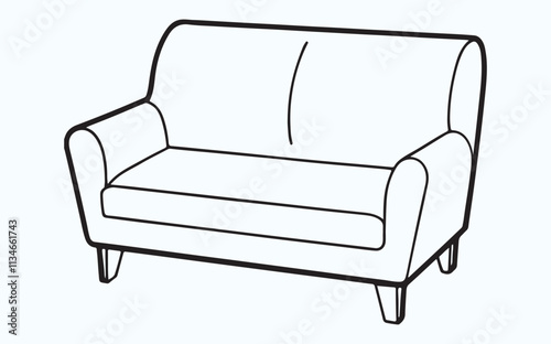 Sofa line icon