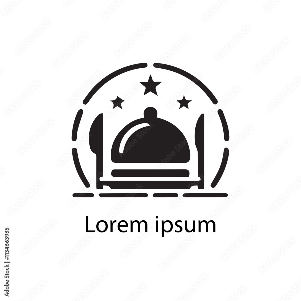 Fototapeta premium restaurant logo type vector