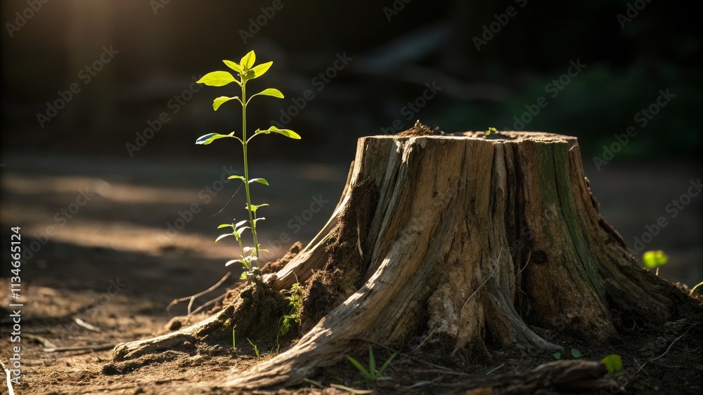 New Life From Old Tree Stump Backlit Sapling on Decaying Wood, Nature Photography, Rebirth, Renewal Rebirth, Renewal New Life From Old Tree Stump Backlit Sapling on Decaying Wood, Nature Photography, Rebirth, Renewal Rebirth, Renewal