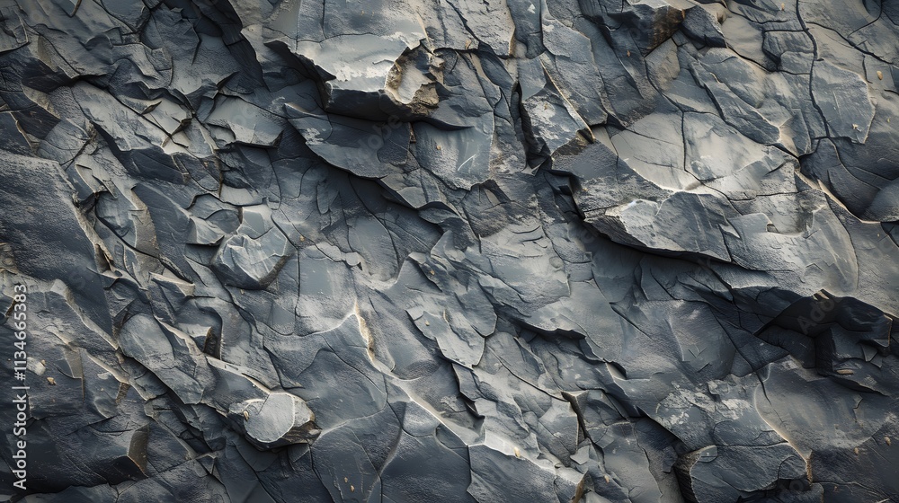 Detailed Close-Up of Natural Dark Slate Rock Texture Background Surface Detailed Close-Up of Natural Dark Slate Rock Texture Background Surface