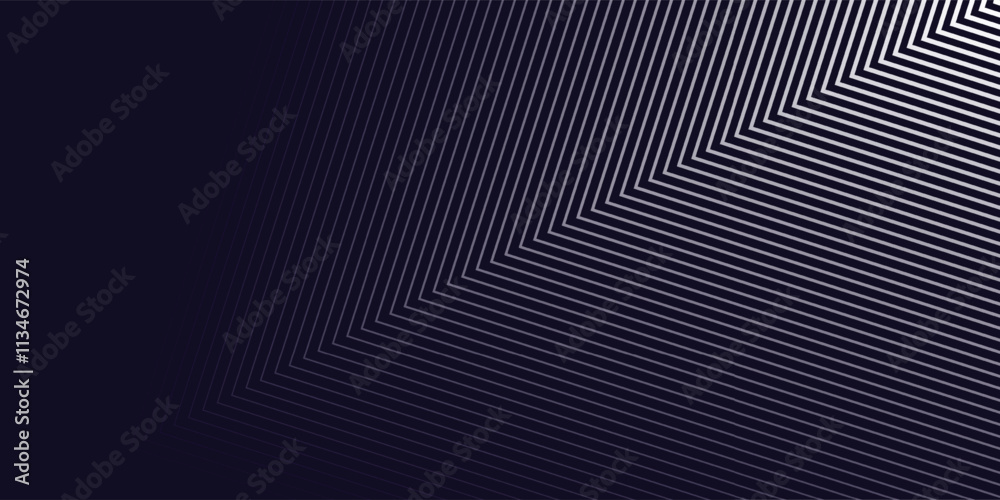 Abstract blue glowing geometric lines on dark background. Modern shiny blue rounded square lines pattern. Futuristic technology concept. Suit for poster, cover, banner, presentation, website Abstract blue glowing geometric lines on dark background. Modern shiny blue rounded square lines pattern. Futuristic technology concept. Suit for poster, cover, banner, presentation, website