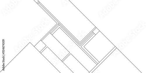 modern and industrial concept geometric abstract patterns, geometric pattern with randomized arranging lines, Paper geometric composition with abstract lines, Abstract geometric and stripe lines.