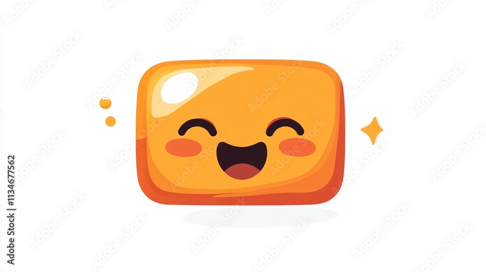 Fototapeta premium Facial Expression Feedback Button Icon Vector Isolated