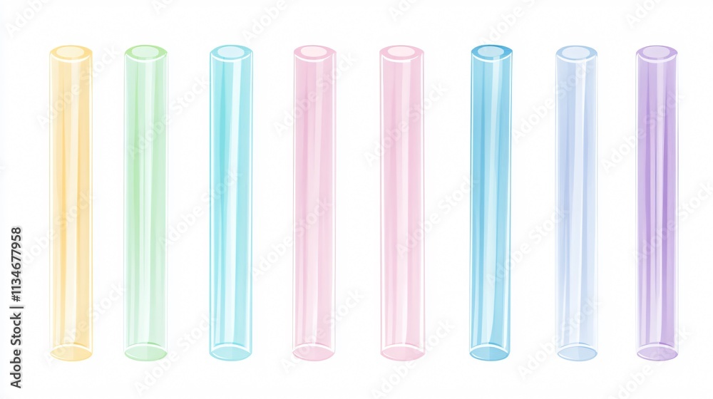 Professional Plastic Straw Vector Illustration for Graphic Design Projects Professional Plastic Straw Vector Illustration for Graphic Design Projects