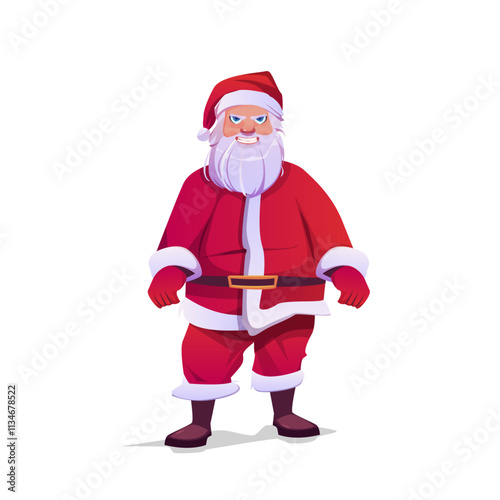 santa claus isolated on white