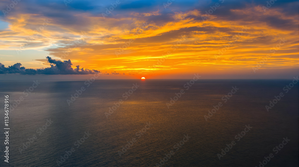 Fototapeta premium Sunset Symphony in Thailand