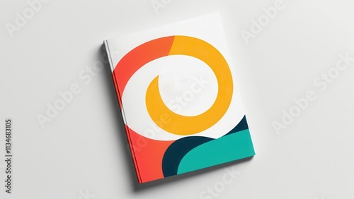 A vibrant and modern photograph featuring an abstract composition of overlapping circles in bright, contrasting colors. The image showcases a minimalist design