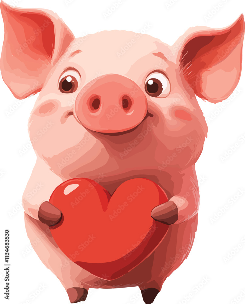 Pig Vector Illustration Pig Vector Illustration