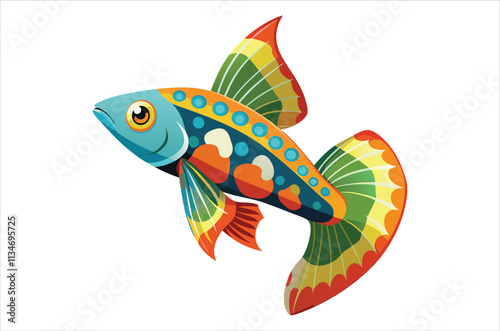 guppy vector, icon vector illustration, guppy silhouette of a guppy isolated on a white background, eps, png, svg, vector,