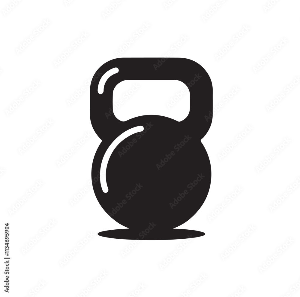 kettlebell silhouette vector illustration kettlebell silhouette vector illustration