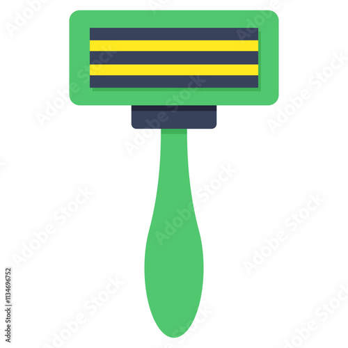 An icon design of shaving razor