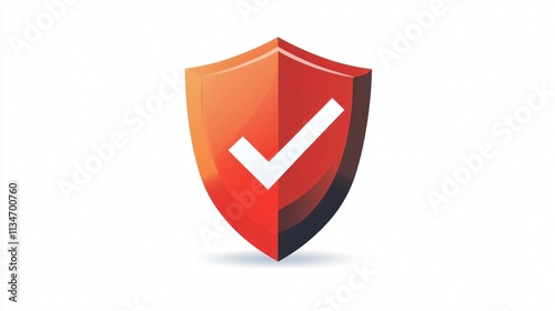 Free Download Shield with Check Mark Icon: Security Verification Concept in Flat Vector Design - GFXLoad